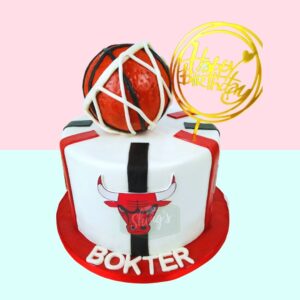 Chicago Bulls Basketball Cake #1691