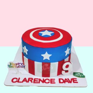 Captain America Cake #1678
