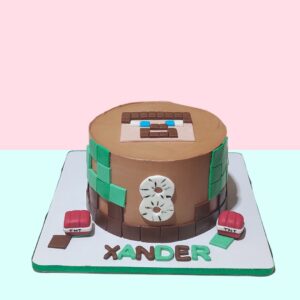 Minecraft Fondant Cake #1686